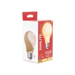 Ampoule LED A60 Opaque, culot E27, conso. 17W, 2452 Lumens, Blanc chaud