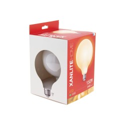 Ampoule LED G125 Opaque, culot E27, conso. 17W, 2452 Lumens, Blanc chaud