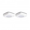 Lot de 2 éclairages d'appoint - Tactile - 50 lumens - Blanc neutre