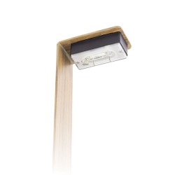 Balise Solaire 45cm IP44 - Détecteur de mouvements - Finitions bois