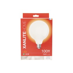 Ampoule à filament LED G125, culot E27, 11,8W cons. (100W eq.), lumière blanche neutre