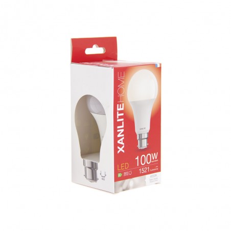 Ampoule LED standard, culot B22, 14,2W cons. (100W eq.), lumière blanche neutre