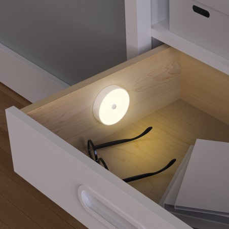 Éclairage de placard rechargeable - Détectection de mouvement  - 35 lumens - Blanc neutre