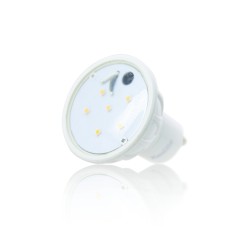 Ampoule LED spot, culot GU10, 3,4W cons. (35W eq.), lumière blanc chaud
