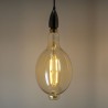 Ampoule LED Giant (BT180) / Vintage au verre ambré, dimmable, culot E27, 8W cons. (60W eq.), 800 lumens, lumière blanc chaud