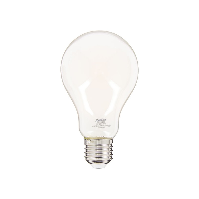 Ampoule LED A60 Opaque, culot E27, conso. 17W, 2452 Lumens, Blanc chaud