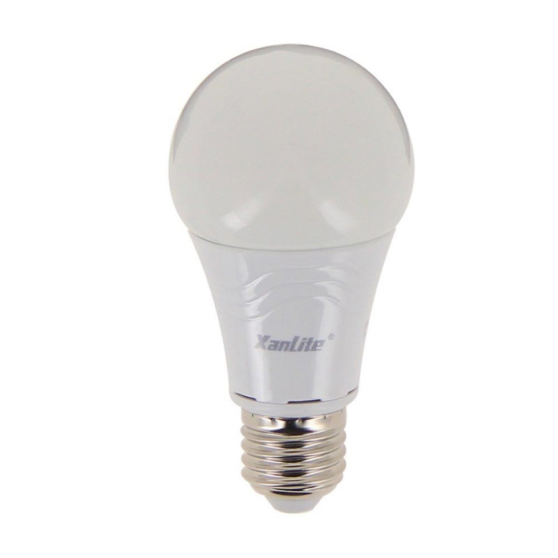 Ampoule LED A60, culot E27, 9W cons. (60W eq.), lumière blanc chaud