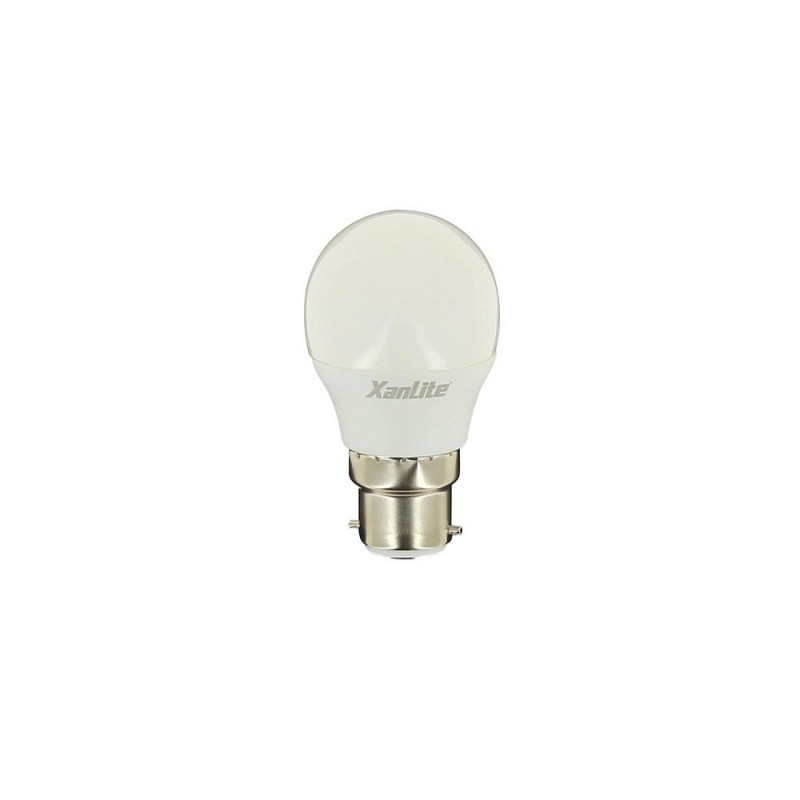 Ampoule LED P45, culot B22, 5,3W cons. (40W eq.), lumière blanc chaud