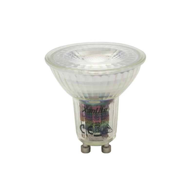 Ampoule LED spot dimmable, culot GU10, 5,5W cons. (50W eq.), lumière blanc neutre