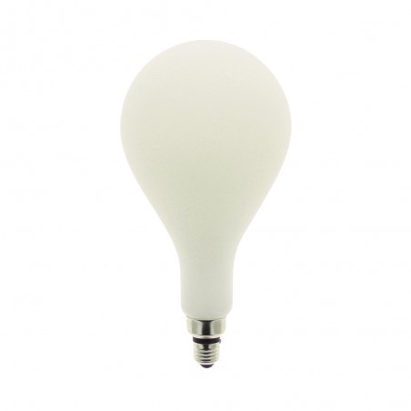 Ampoule LED déco éclairante Poire Opaline au verre lacté, culot E27, 24W cons. (185W eq.), 3200 lumens, lumière blanc neutre