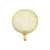 Ampoule Déco Cage Boule Doré, culot E27, Hologramme, Blanc chaud