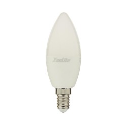 Lot x5 Ampoules LED flamme, culot E14, 5,5W cons. (40 W éq), lumière blanc chaud