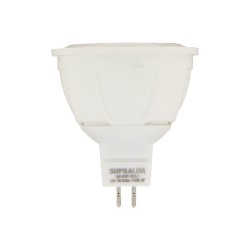 Ampoule LED spot, culot GU5.3, 7W cons. (50W éq.), angle focalisé, lumière blanche chaude