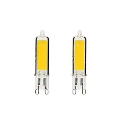 Pack de 2 ampoules RetroLED Caspule, culot G9, 3,7W cons. (40W eq.), 450 lumens, lumière blanc neutre