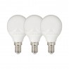 Pack de 3 Ampoules LED (P45), culot E14, conso. 5,3W (eq. 40W), 470 lumens, blanc chaud