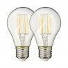 Lot de 2 ampoules Retro-LED A60, cuLot E27, EDF