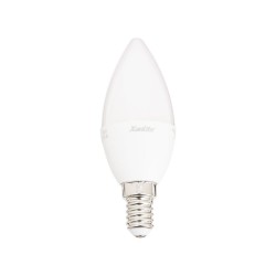 Ampoule LED flamme, culot E14, 5W cons. (40W eq.), lumière blanc chaud