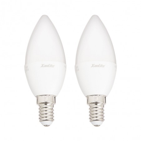 Ampoule LED flamme, culot E14, 5W cons. (40W eq.), lumière blanc chaud