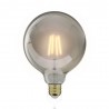 Ampoule LED Globe (G125) / Vintage au verre fumé, culot E27, 4W cons. (23W eq.), 230 lumens, lumière blanc chaud