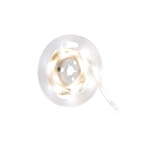 Ruban LED lumineux à LED Rechargeable - 1 mètre - Détection de mouvement et ouverture de porte - 200 lumens - Blanc neutre