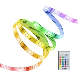 Ruban LED (kit complet) - 3m - RGB Digital - 166 modes d'éclairages multicolore