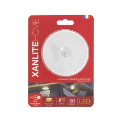 Éclairage d'appoint rechargeable - Détection de mouvement  - 50 lumens - Blanc chaud