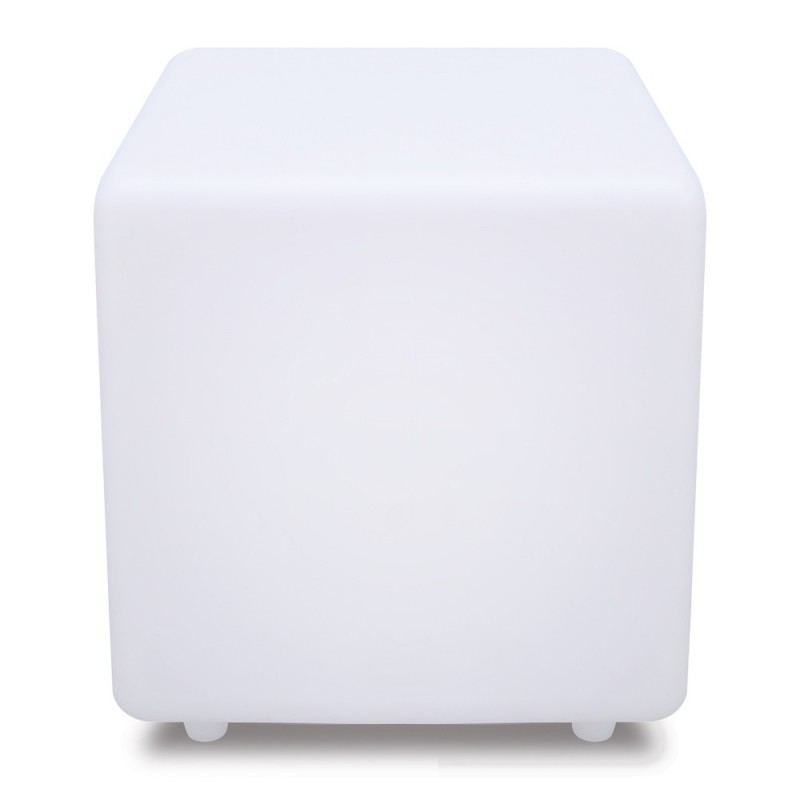 Cube lumineux Gaïa - rechargeable par induction - 400 mm de coté