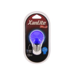 Ampoule LED P45 - culot E27 - éclairage bleu