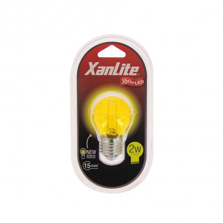 Ampoule LED P45 - culot E27 - éclairage jaune