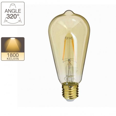 Ampoule LED ST64 - culot E27 - Vintage