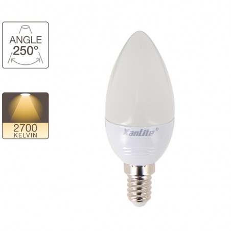 Ampoule LED flamme - culot E14 - classique