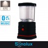 Lanterne portable LED SONOLUX - 3 modes de lumière - haut parleur bluetooth