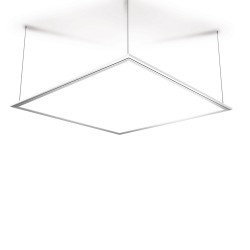 Plafonnier carré - 3100 lumens - variation de température lumineuse