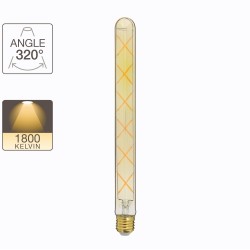 Ampoule LED T30 / Vintage au verre ambré, culot E27, 5W cons. (40W eq.), 500 lumens, lumière blanc chaud