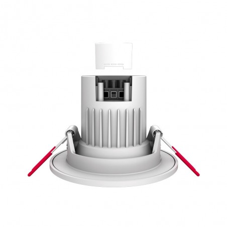 Spot Encastrable LED Intégré - Changement de température par switch - Orientable - cons. 6,5W (eq. 50W) - Blanc chaud