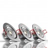 Pack de 3 spots à LED intégrés - 345 lumens