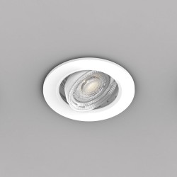 Spot Encastrable LED Intégré - Orientable - cons. 4,5W (eq. 50W) - 345 lumens - Blanc neutre