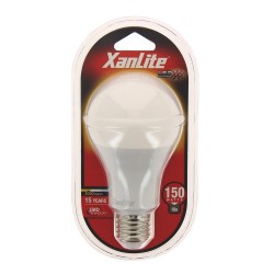 Ampoule LED A60, culot E27, 18W cons. (150W eq.), lumière blanc chaud