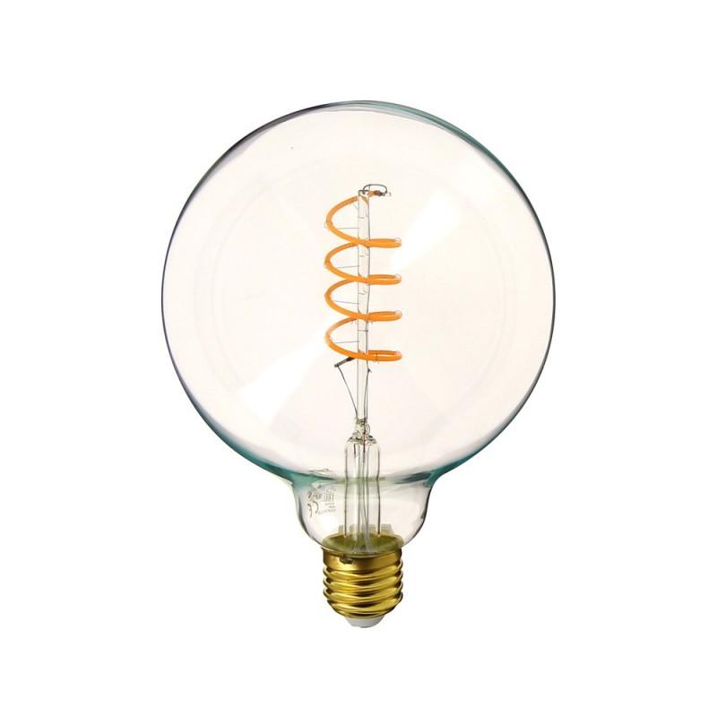 Ampoule LED G125, culot E27, 4W cons. (28W eq.), lumière blanc chaud