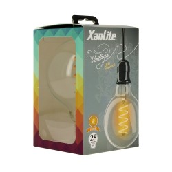 Ampoule LED (G95) / Vintage, culot E27, 4W cons. (28W eq.), 300 lumens, lumière blanc chaud