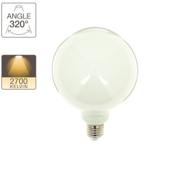 Ampoule à filament LED G125, culot E27, 11,8W cons. (100W eq.), lumière blanche chaude