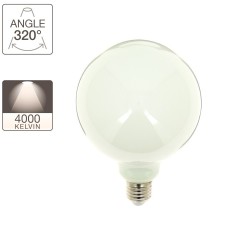 Ampoule à filament LED G125, culot E27, 11,8W cons. (100W eq.), lumière blanche neutre