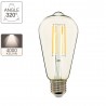 Ampoule à filament LED Edison, culot E27, 8W cons. (75W eq.), 1055 lumens, lumière blanc neutre