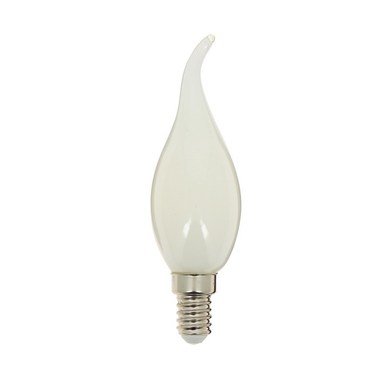 Ampoule à filament LED flamme coup de vent, culot E14, 4W cons. (40W eq.), lumière blanche chaud