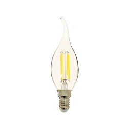 Ampoule RetroLED flamme coup de vent, culot E14, 4W cons. (40W eq.), lumière blanche neutre