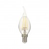 Ampoule à filament LED flamme, culot E14, 4W cons. (40W eq.), lumière blanc chaud