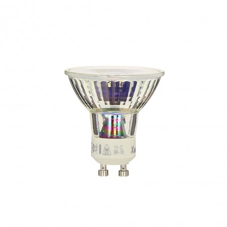 Ampoule LED spot, culot GU10, 4,5W cons. (35W eq.), lumière blanc chaud, angle focalisé