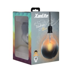 Ampoule LED Globe (G125) Irrégulière au verre fumé, culot E27, 6W cons. (48W eq.), 600 lumens, lumière blanc chaud