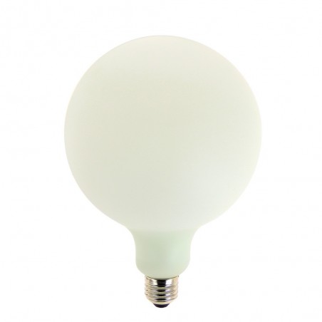 Ampoule LED déco éclairante Globe Opaline au verre lacté, culot E27, 12W cons. (100W eq.), 1521 lumens, lumière blanc neutre