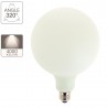 Ampoule LED déco éclairante Globe Opaline au verre lacté, culot E27, 12W cons. (100W eq.), 1521 lumens, lumière blanc neutre